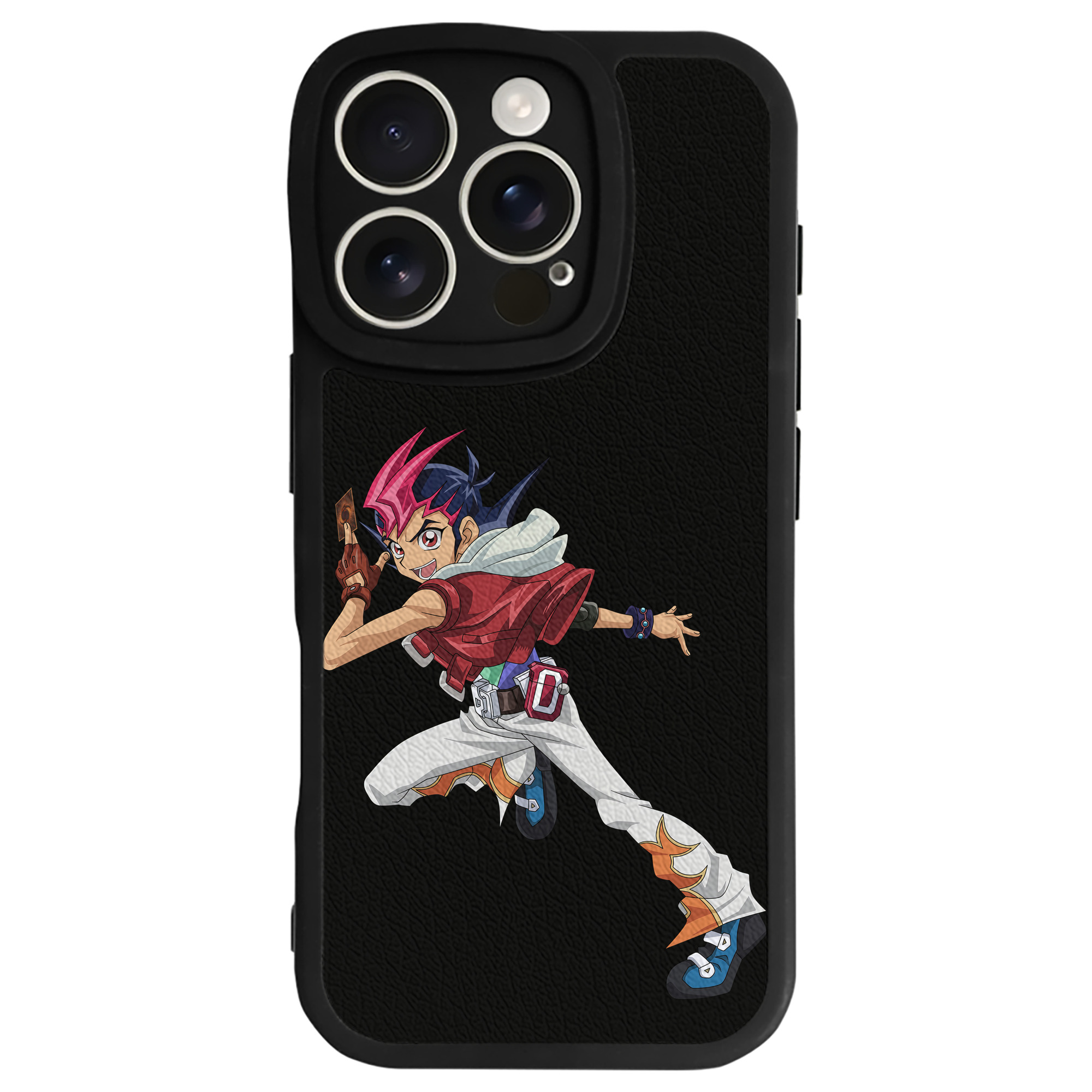 遊☆戯☆王 Yu-Gi-Oh! 【iPhone 16シリーズ対応】シリコンスマホケース（レザー調） 材質：シリコン